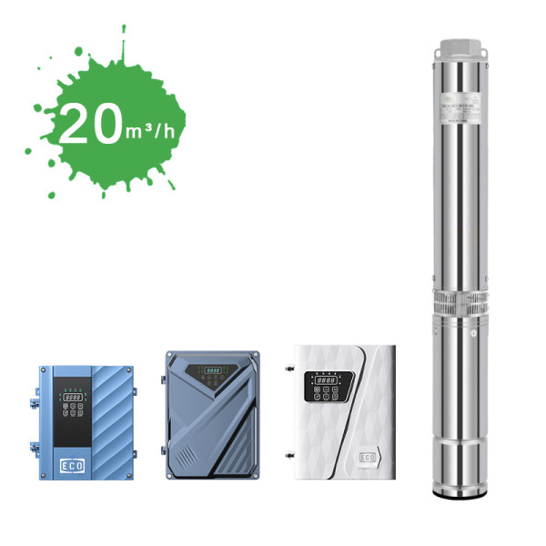 20m³/h flow high speed deep well pump | 6000RPM Motor | High Flow Irrigation | Solar Water Pump Manufacturer